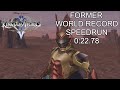 KH II FM [CM] Lingering Will Speedrun 0:22.78 [FORMER WORLD RECORD]