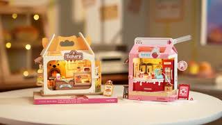 ROLIFE 3D DIY | Wooden Miniature House - Strawberry Milk Box \u0026 Teddy's Breadbox (UNBOX)