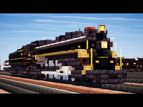 Minecraft Nc Stl 576 Steam Locomotive Tutorial Youtube