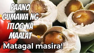 Itlog na Maalat / Paano gumawa ng Itlog na Maalat ( Salted Egg) na hindi mabilis masira