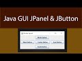 Java GUI JPanel And JButton