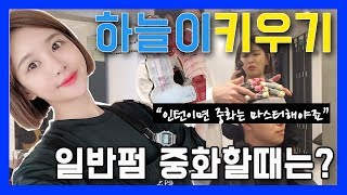 [하늘이키우기]#15 초보인턴이면 알아야할 일반펌 중화하기 중화띠할때 안흐르게 하는방법