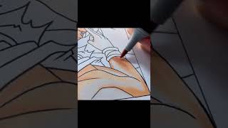 Dragon Ball Art - Drawing  Son Goku | Anime Art Compilation P23 #shorts