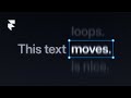 Creating a Text Cycle Animation in Framer (Looping Method)