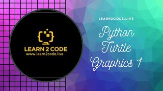 Python Turtle Graphics 1 (for kids) | Learn2Code Live