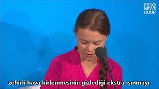 Greta Thunberg'in BM Konuşması TAMAMI Türkçe Altyazılı Full