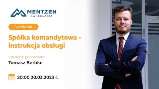 Spółka komandytowa - instrukcja obsługi