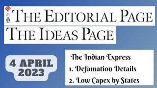 4th April 2023 | Gargi Classes The Indian Express Editorials & Idea Analysis | By R.K. Lata