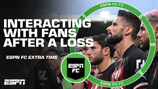 Reaction to AC Milan's interaction with fans after loss | ESPN FC