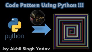 Code Rectangle Pattern Using Python || Python Turtle workspace || How to make Rectangle