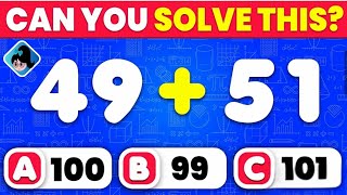 Math Speed Test – Solve These Questions & Improve Your Brain!