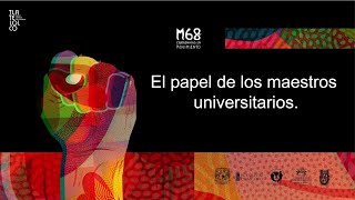 15 Coloquio internacional M68  El papel de los maestros universitarios