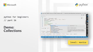 Demo: Collections | Python for Beginners [26 of 44]