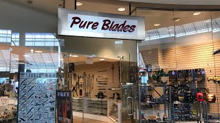 visiting Pure Blades knives and collectibles