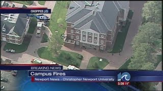 Restroom fires prompt cancellation of classes at CNU