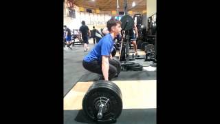 Power Cleans 250lb, 270lb, 280lb, 300lb attempt