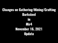 mir4 update november 16 2021 changes on gathering mining crafting darksteel pause and read