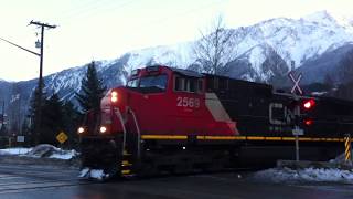 Chasing CN L571 with CN 2501 on the Squamish Sub