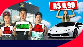 COMPRO OU NÃO COMPRO SEM OLHAR! - Desafio