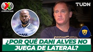 ¿Alves eligió su posición? 😱 Lillini explica por qué Dani no es lateral en Pumas | TUDN