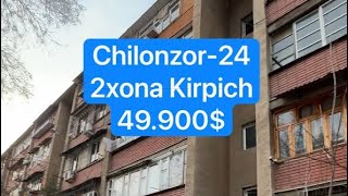 ▫️Чилонзор-24, Олмос тўйхона▫️2хона 49.9м² 5/5▫️2-6 балкон▫️Нархи-49.500$📞 (93)-569-00-85