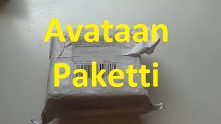 Avataan odotettu paketti