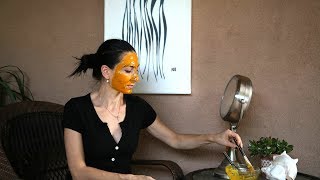 Քրքումով Սպիտակեցնող Դիմակ - Turmeric Skin Lightening Tightening Facial Mask - Mayrik by Heghineh