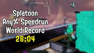 [FWR] Splatoon Any% Speedrun in 28:04