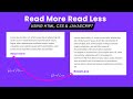 Read More / Read Less Button with JavaScript | No Plugin HTML CSS JavaScript Tutorial