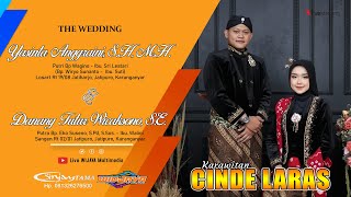 🔴LIVE KRW CINDE LARAS PART 2 ❃ WEDDING YASINTA & DANANG ❃ SINJAYTAMA AUDIO ❃ WIJAYA MULTIMEDIA