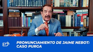 Pronunciamiento de Jaime Nebot: Caso Purga