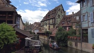 Walking in Colmar, France 2015 フランス個人旅行 コルマール散策