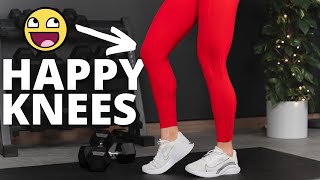 KNEE FRIENDLY LEG DAY | 20 minute at home dumbbell workout