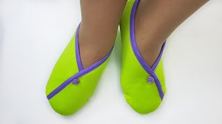 🔥✅Wow! It’s So Easy To Sew Slippers From Old Clothes. Sewing Tips And Tricks