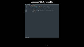 Leetcode 190. Reverse Bits in Python | Python Leetcode | Python Coding Tutorial | Python Coding ASMR