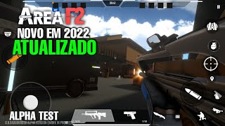 NOVO AREA F2 EM 2022 (NOVIDADES ATUALIZADAS 2022  + GAMEPLAY WAR IN ARMS)