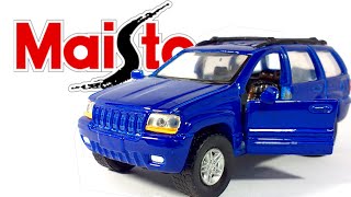 DIECAST MODEL CAR | 1/42 Maisto FRESH METAL Jeep Grand Cherokee