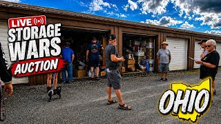 LIVE Storage Wars Auction In OHIO With 6 ABANDONED Storage Units 45 Minutes From Home