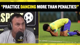 Jason Cundy says Brazil practice dancing more than penalties as they're knocked out the World Cup! 🕺