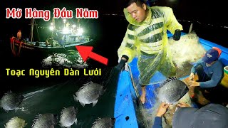 Sém Bay Cả Dàn Lưới 3 lớp Trong Đêm || Bội Thu Mẻ Cá Tráp Trên Sông Hàn TP Đà Nẵng