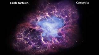 Great Observatories Composite Image of Crab Nebula