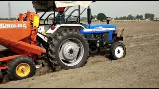 Automatic potato planter....By Sonalika🥔🥔🥔