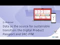 A sustainable transition fueled by data: the Digital Product Passport and SRC-PIM