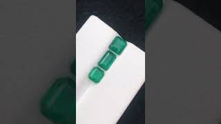 Gorgeous faceted natural Emerald Stones Origin Swat Weight: 2.45Crt #emerald #sawat #gemstones