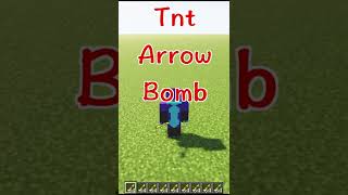 Minecraft TnT Arrow Bomb #shorts