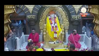 Today's sai darshan live from shirdi