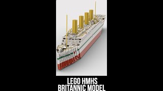 LEGO Britannic Model Timelapse #lego #timelapse #britannic