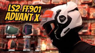 Helm Pengganti Ls2 Valiant kerenn habisss senggol dong - ADVANT X