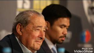 Did Bob Arum Cash out Manny Pacquiao???