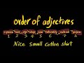 order of adjectives